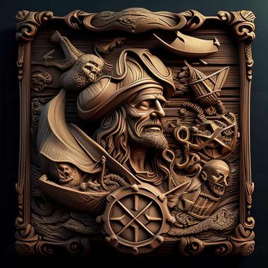 3D модель Игра Легенда о пиратах (STL)